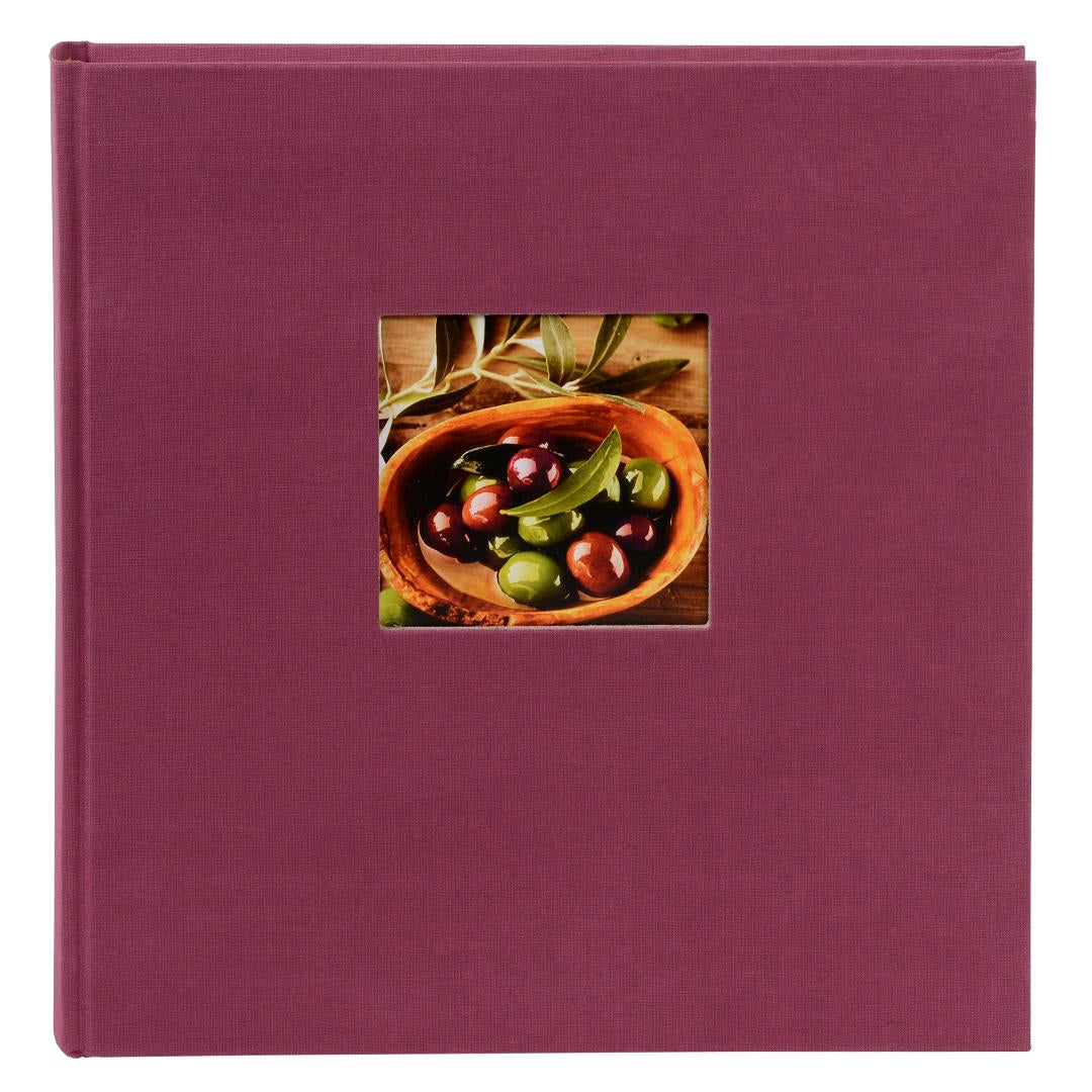 Goldbuch Bella Vista 25x25 cm fuchsia, 60 witte pagina's, boekalbum