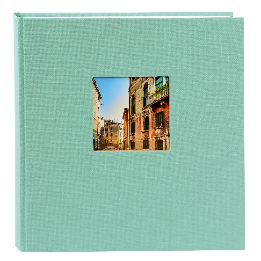 Goldbuch Bella Vista 25x25 cm aqua, 60 witte pagina's, boekalbum