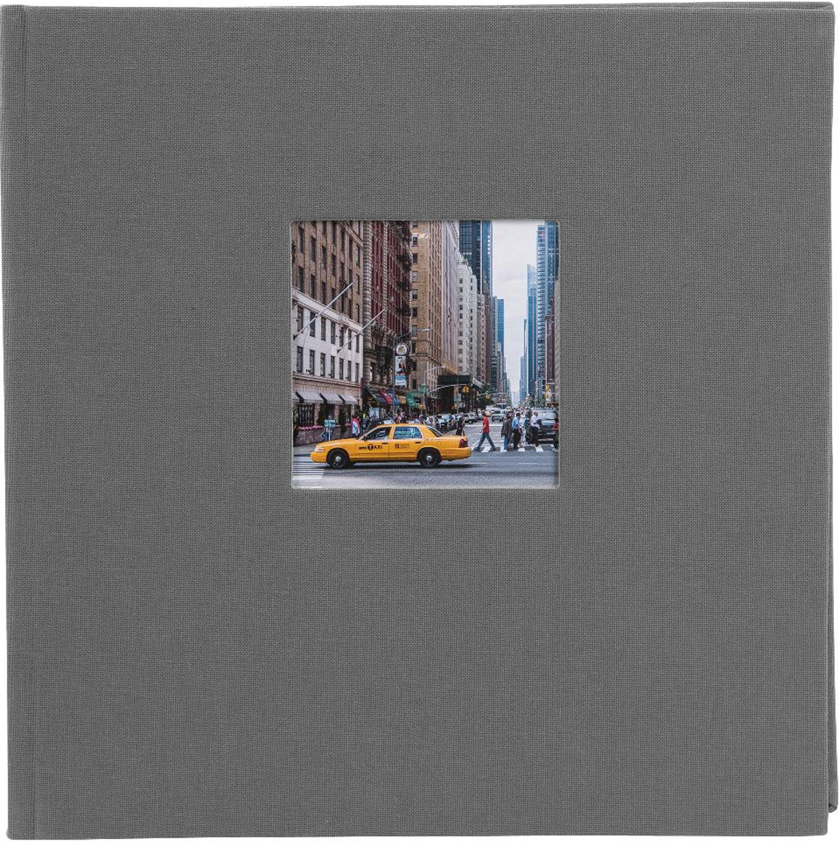 Goldbuch Bella Vista 25x25 cm grijs, 60 witte pagina's, boekalbum