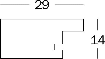 Home hout 15x20 creme wit