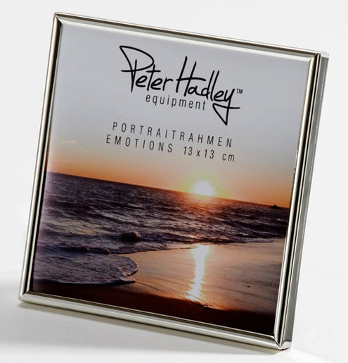 Peter Hadley Emotions 13x13 cm. silverplated, portretlijst