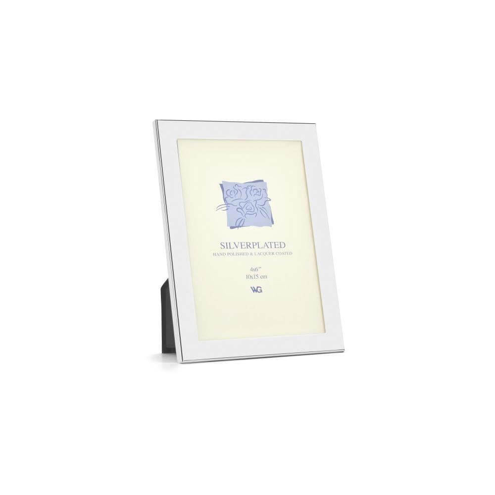 Fotolijst silverplated modern breed