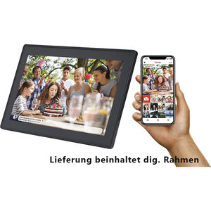 Braun DigiFrame 1518 WiFi digitale fotolijst 15,6 inch – Zwart – 1
