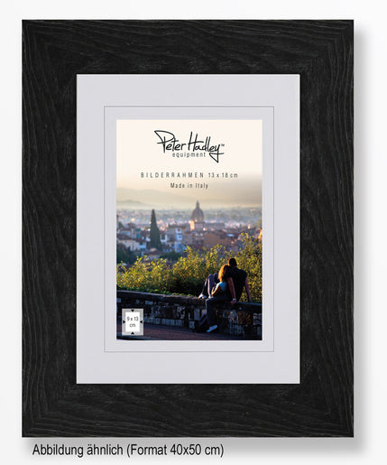 Peter Hadley Mailand 40x50 cm. zwart houten fotolijst