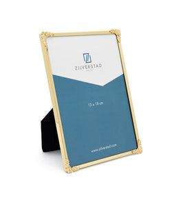 Zilverstad Decora 13x18 cm. goud glanzend metaal hangend en staand