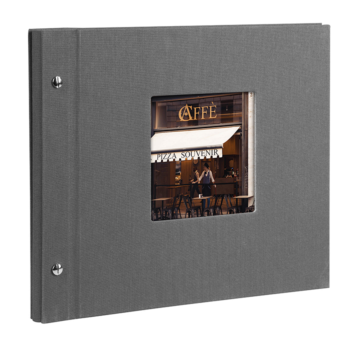 Goldbuch Bella Vista 30x25 cm, 40 witte pagina's, grijs, schroefalbum
