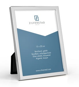 Zilverstad Madeira 15x20 cm. zilver-glans, hangend en staand