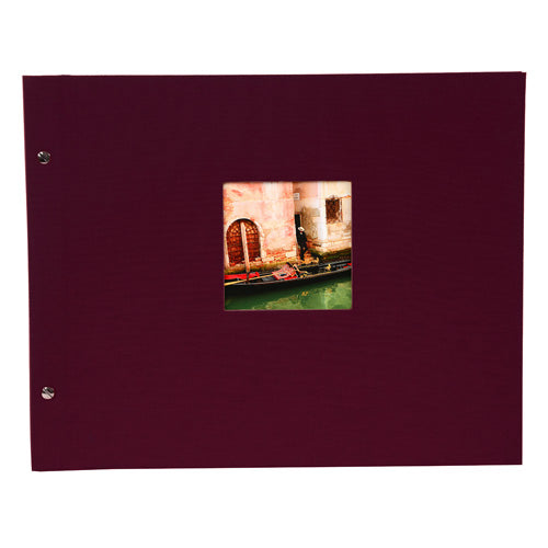 Goldbuch Bella Vista 39x31 cm, bordeaux met 40 zwarte pagina's