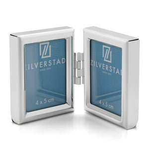 Zilverstad Sweet Memory tweeluik 3,5x4,5 cm. zilver-glans, Mini-metaal