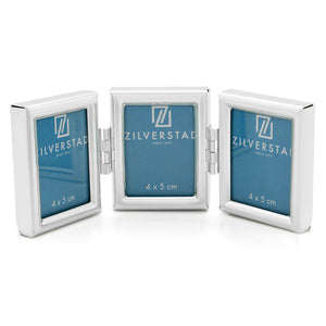 Zilverstad Sweet Memory drieluik 3,5x4,5 cm. zilver-glans, Mini-metaal
