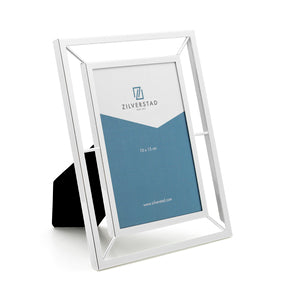 Zilverstad Prisma 10x15 cm. zilver-glans hangend en staand