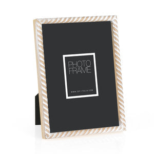 ZEP Lisse houten fotolijst wit en naturel – Wit / Naturel – 1