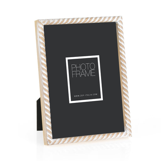 ZEP Lisse houten fotolijst wit en naturel – Wit / Naturel – 1