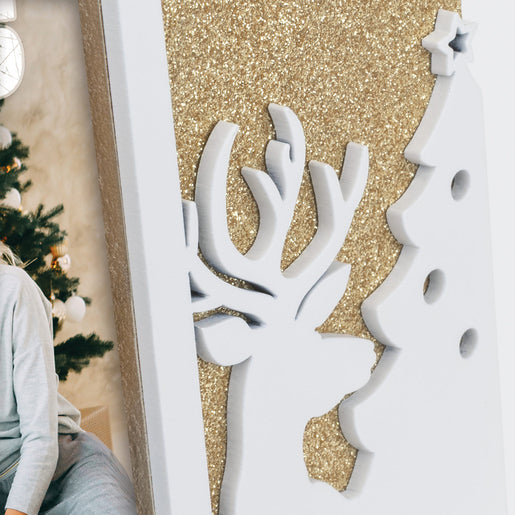 ZEP Berna houten kerstfotolijst – Wit / Goud – 2