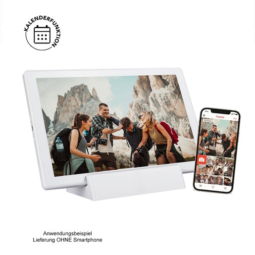 Braun DigiFrame 1011 WiFi mobil digitale fotolijst 10,1 inch – Wit – 2