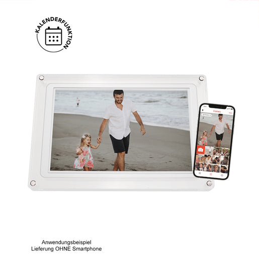 Braun DigiFrame 1020 WiFi digitale fotolijst van acryl 10,1 inch – Wit – 2