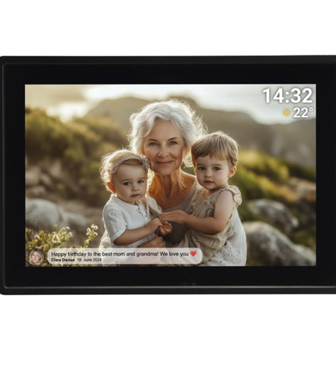 Denver PFF-1021 Frameo digitale fotolijst 10,1 inch – Zwart – 4