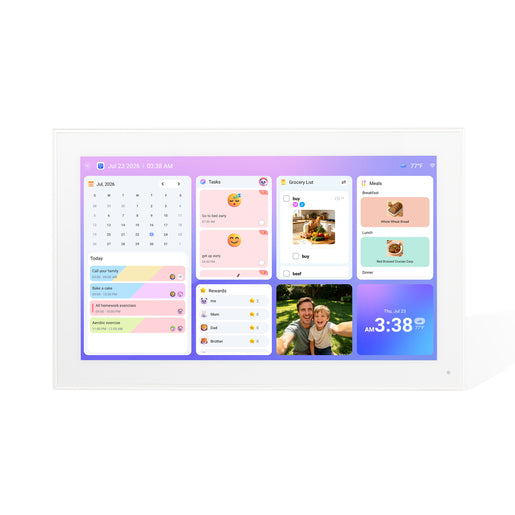 Pixie eCalendar digitale gezinskalender en fotolijst 15,6 inch – productbeeld – 1