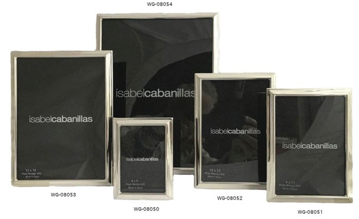 Fotolijst Isabel Cabanillas zilver 925 glad 9 x 13 cm. WG-08051