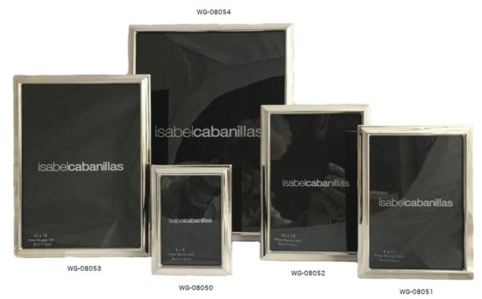 Fotolijst Isabel Cabanillas zilver 925 glad 10 x 15 cm. WG-08052