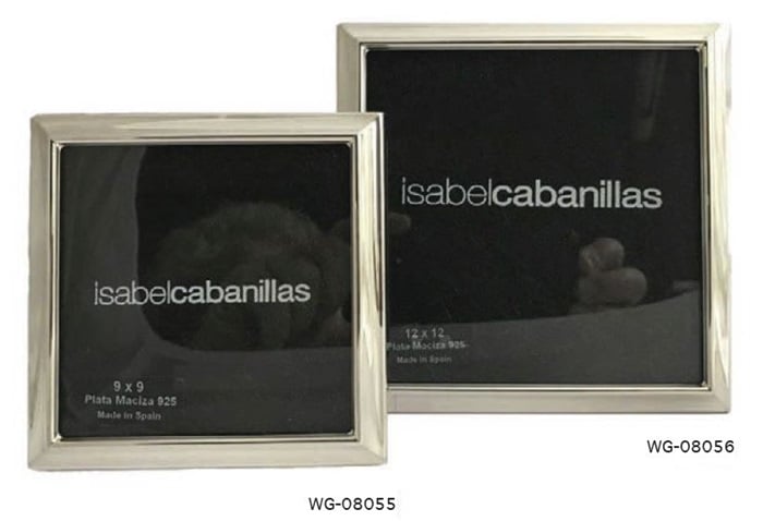 Fotolijst Isabel Cabanillas zilver 925 glad 12 x 12 cm. WG-08056