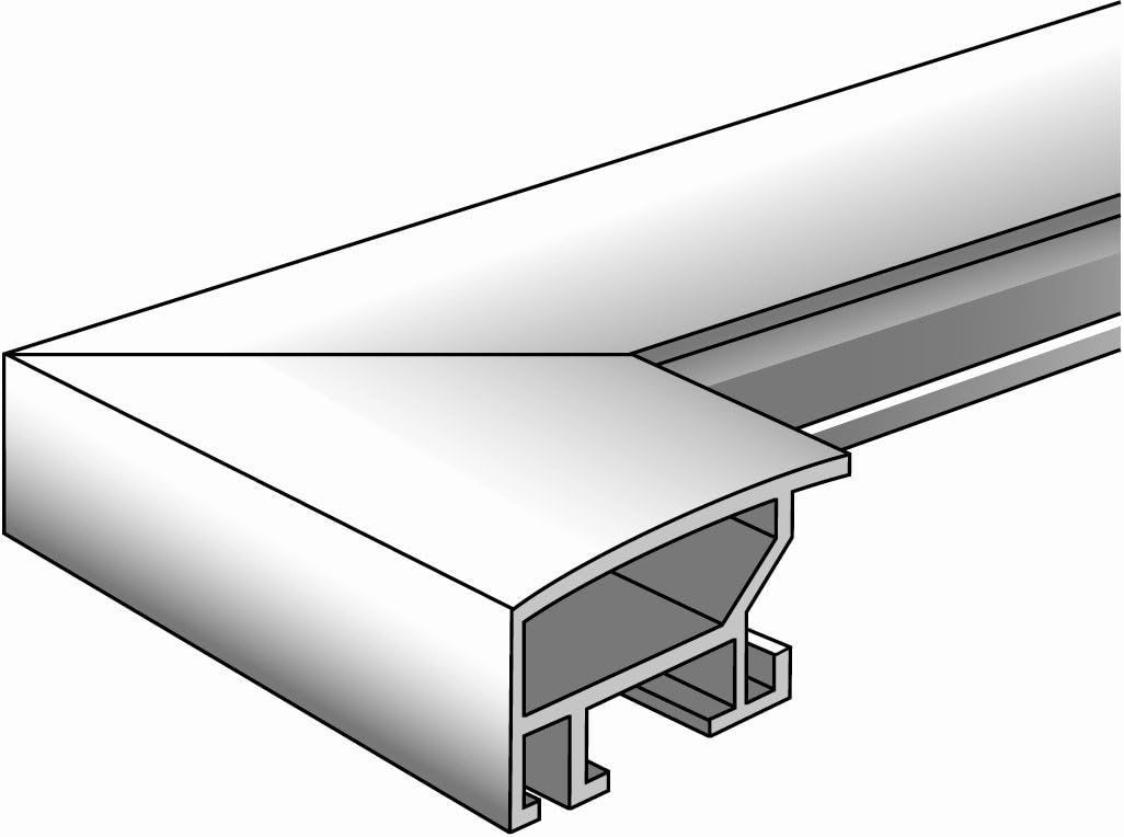 Aluline 20x30 zwart