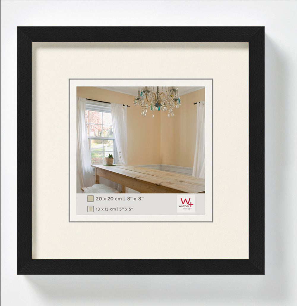 Peppers wooden frame 15x15 black