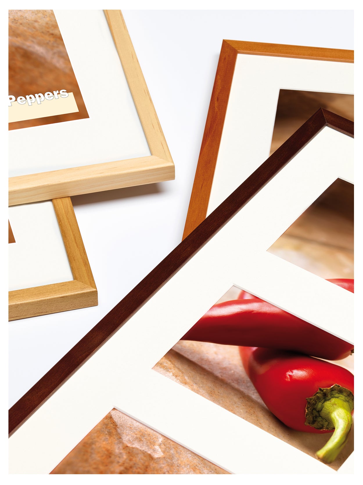 Peppers houten-lijst 3x10x15 walnoot