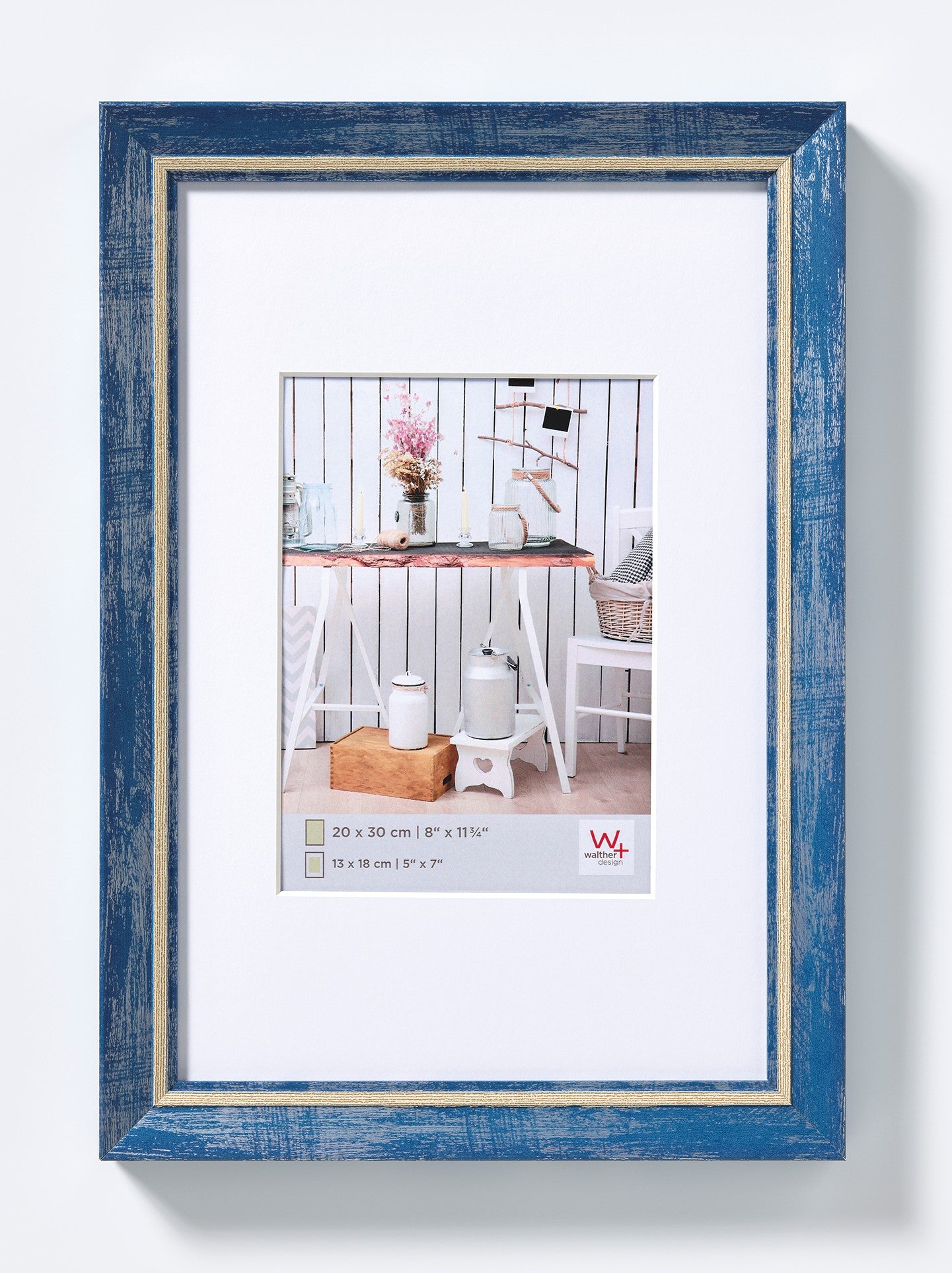 Chalet 40x50 blauw