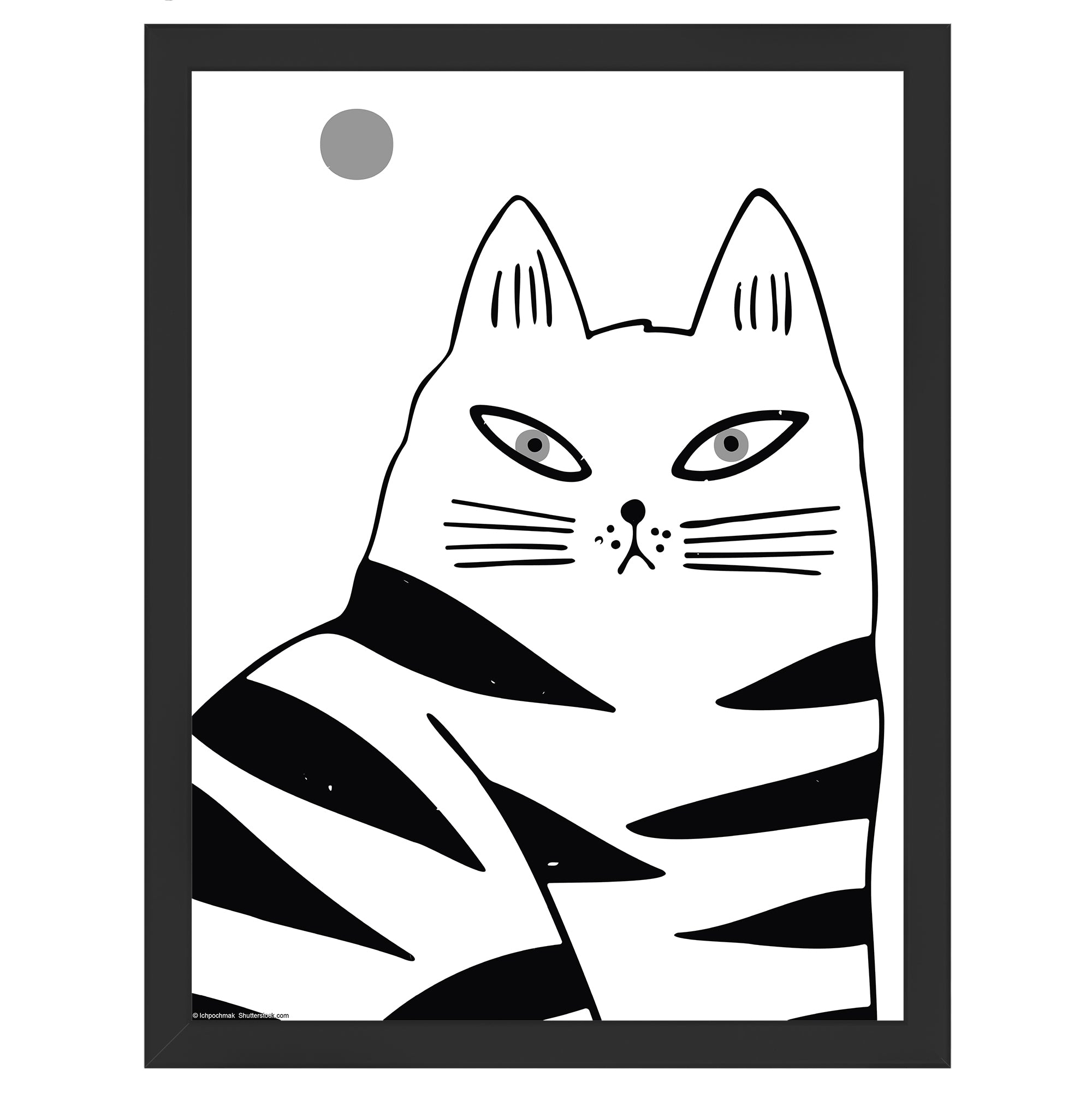Liv 30x40 cm. Zwart