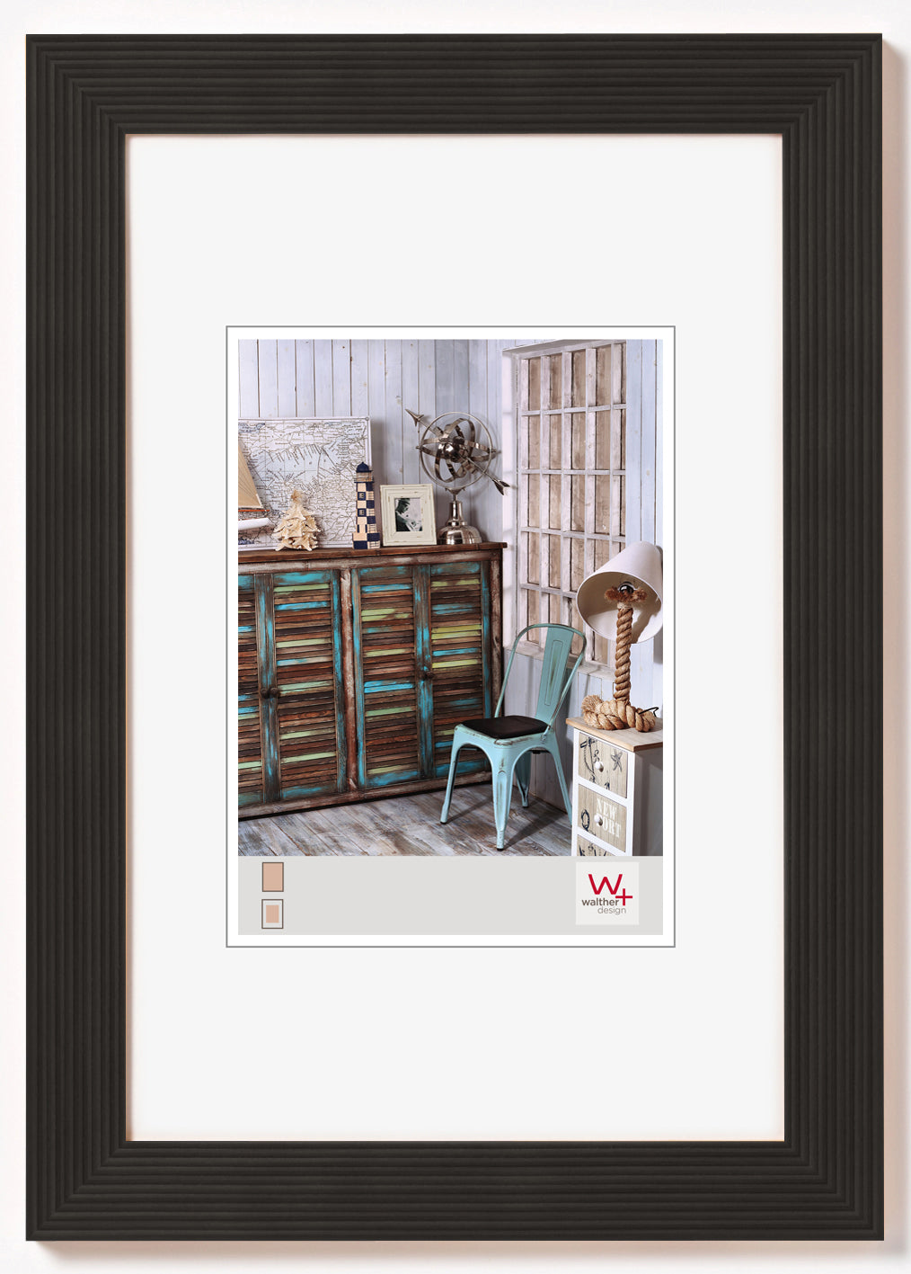 Grado hout 30x40 zwart