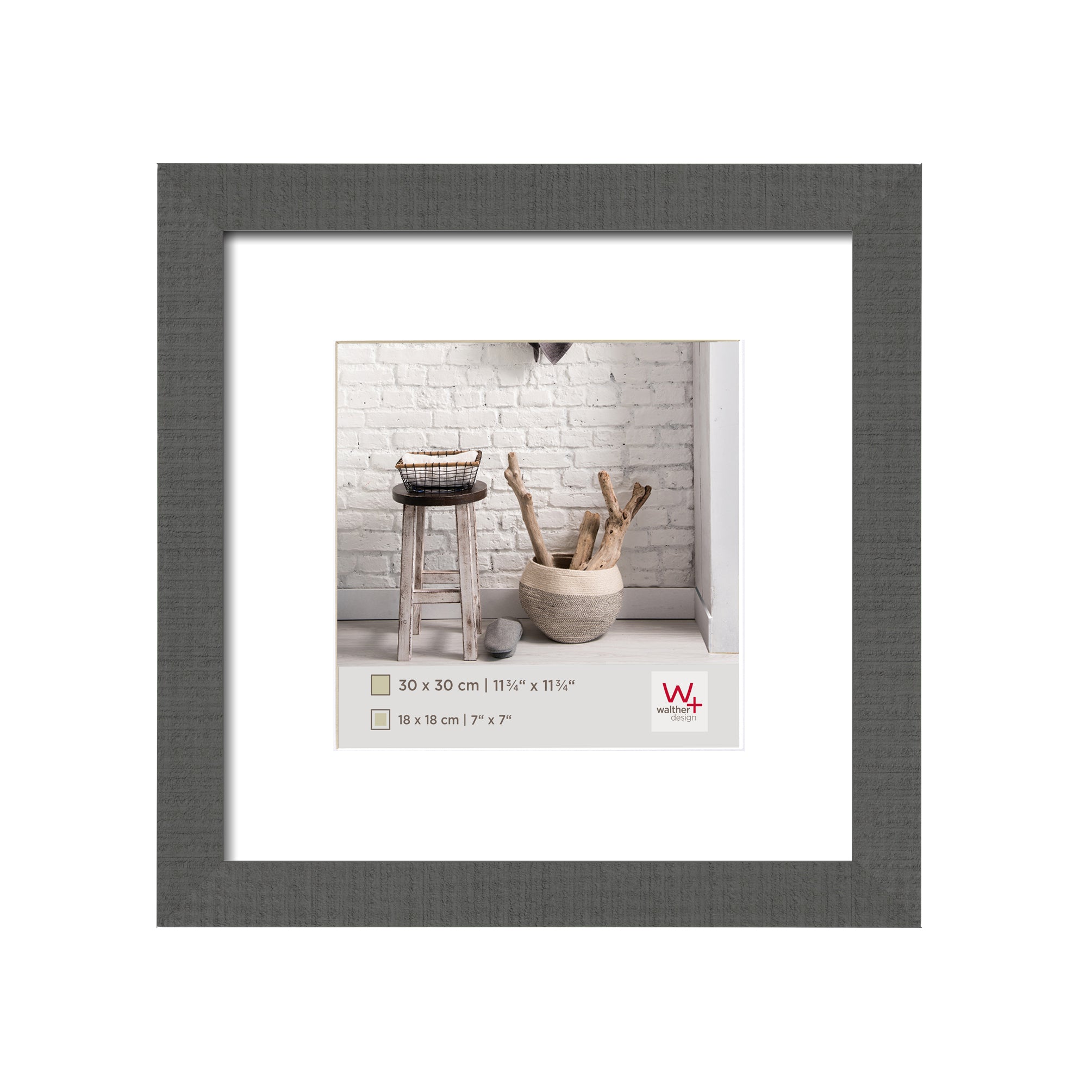 Home hout 30x30 grijs
