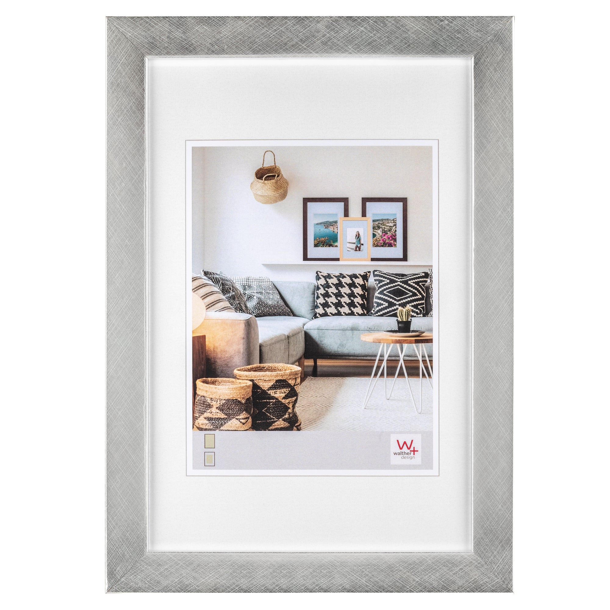 Nizza hout 13x18 zilver