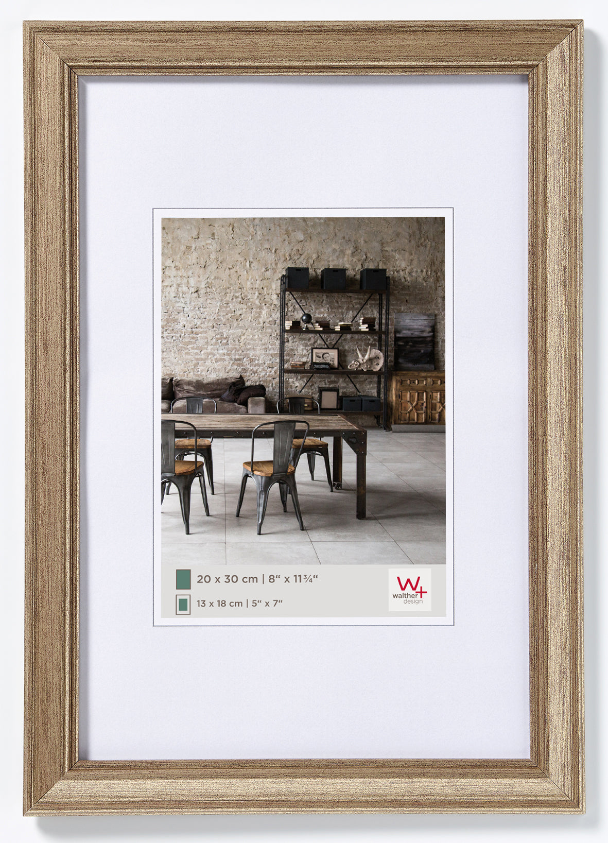 Lounge lijst 40x50 staal