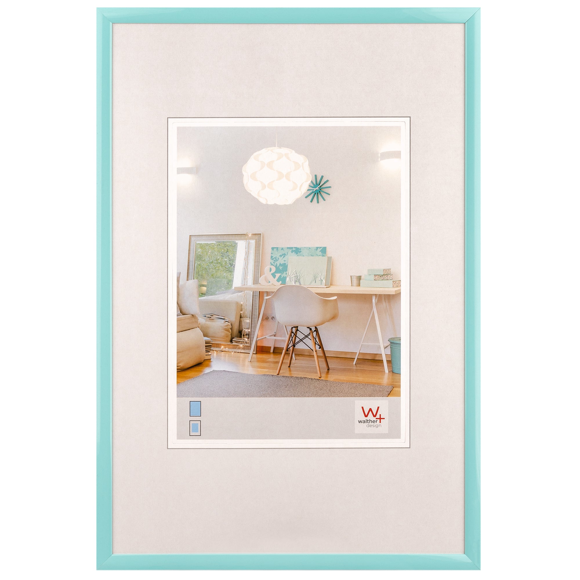 New Lifestyle Kunststof lijst 15X20 turquoise