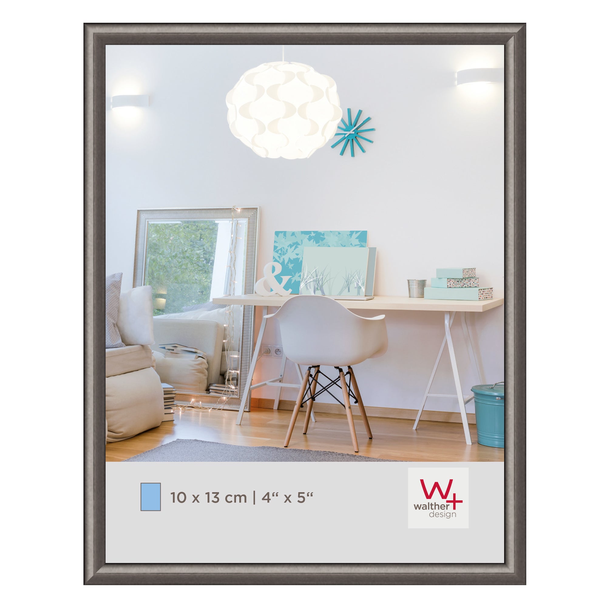 New Lifestyle Kunststof lijst 10x13 staalgrijs