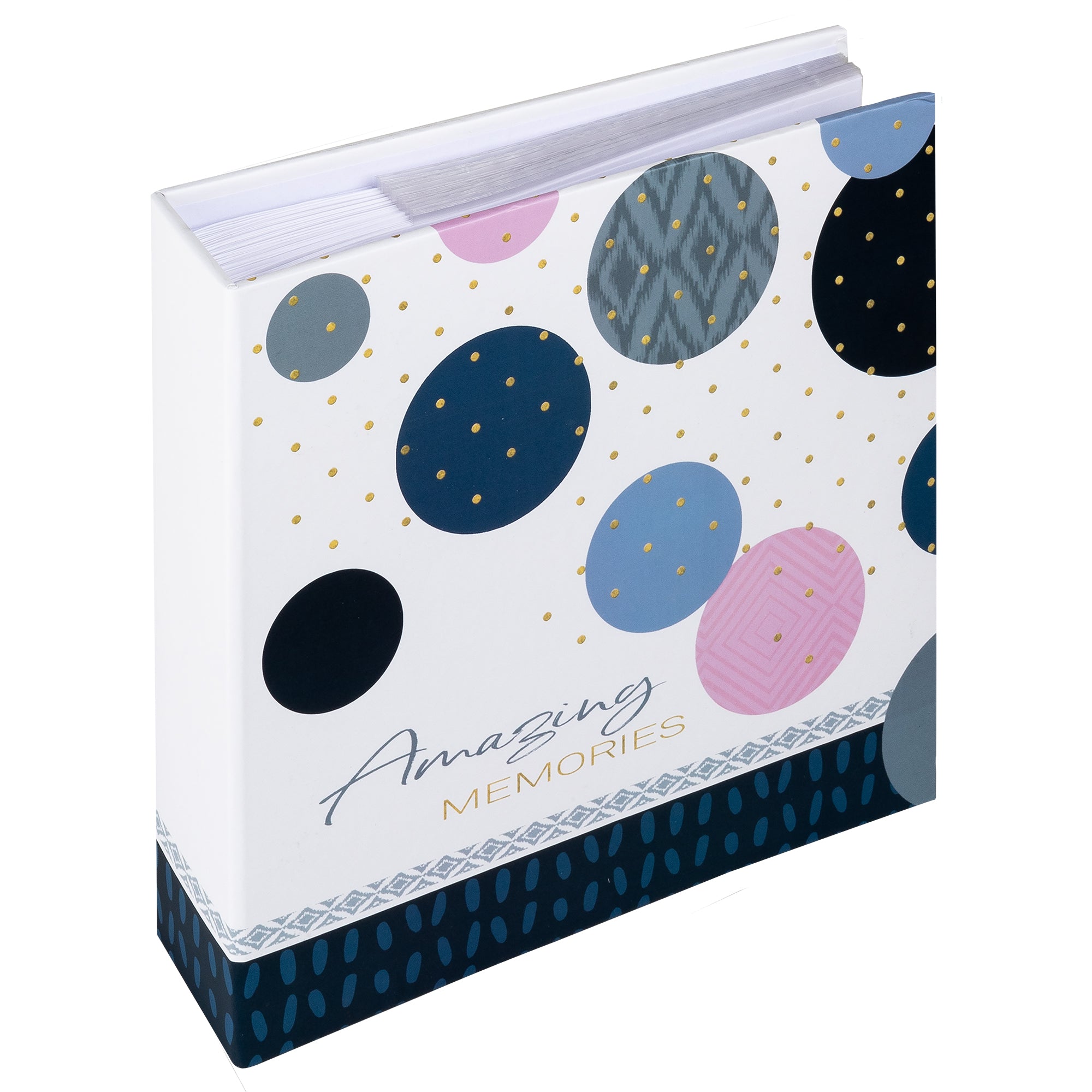 Memo album Amazing Memories 200 foto's 10x15 blauw