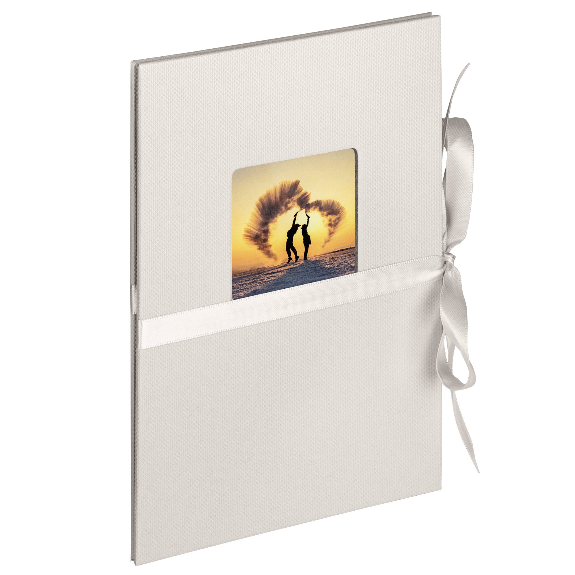 Leporello Fun Wedding, 10x15 cm, creme white