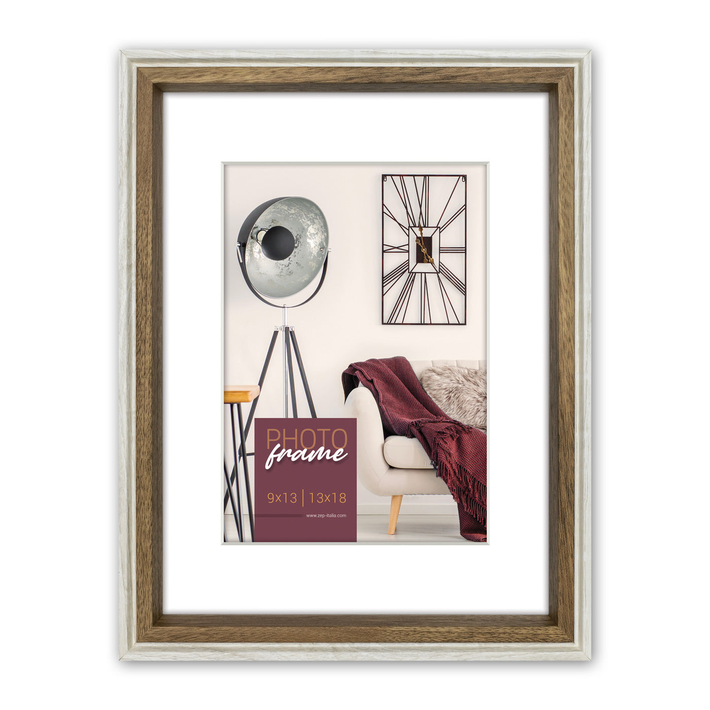 Zep Fotolijst DN734W Palmi White 20x30 / 30x40 cm