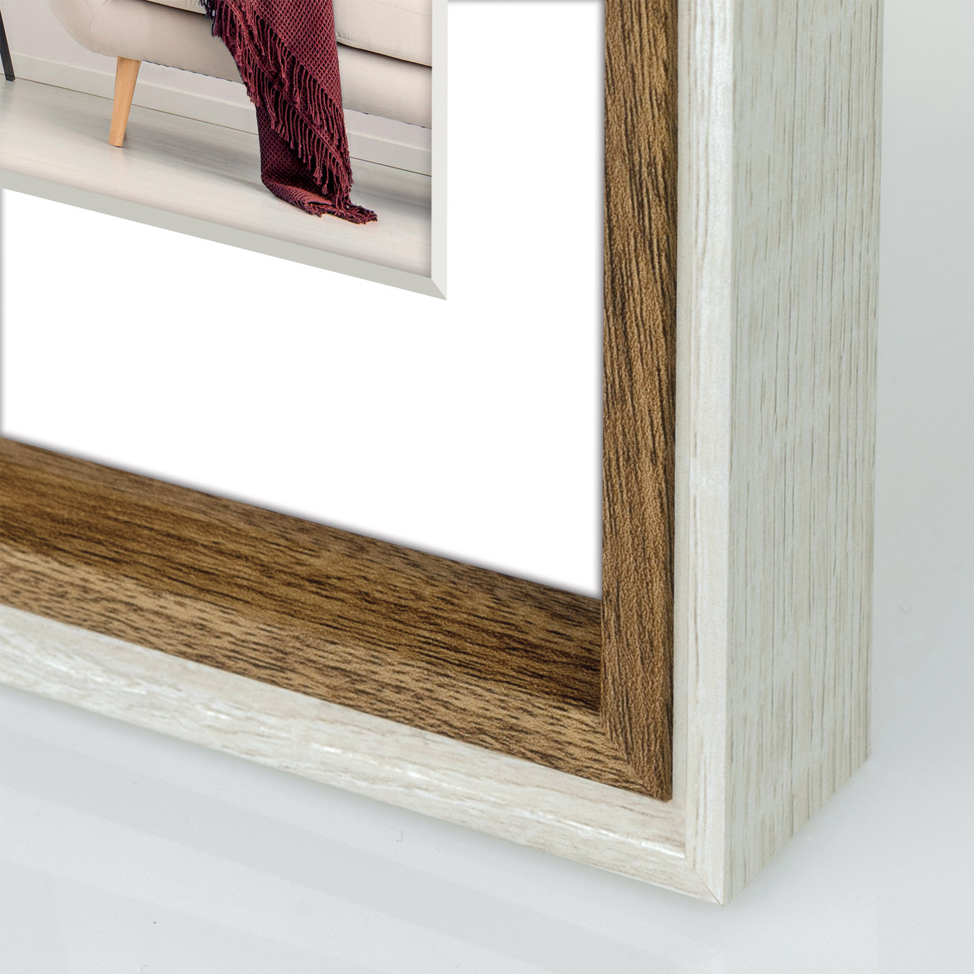 Zep Fotolijst DN730W Palmi White 20x20 / 30x30 cm