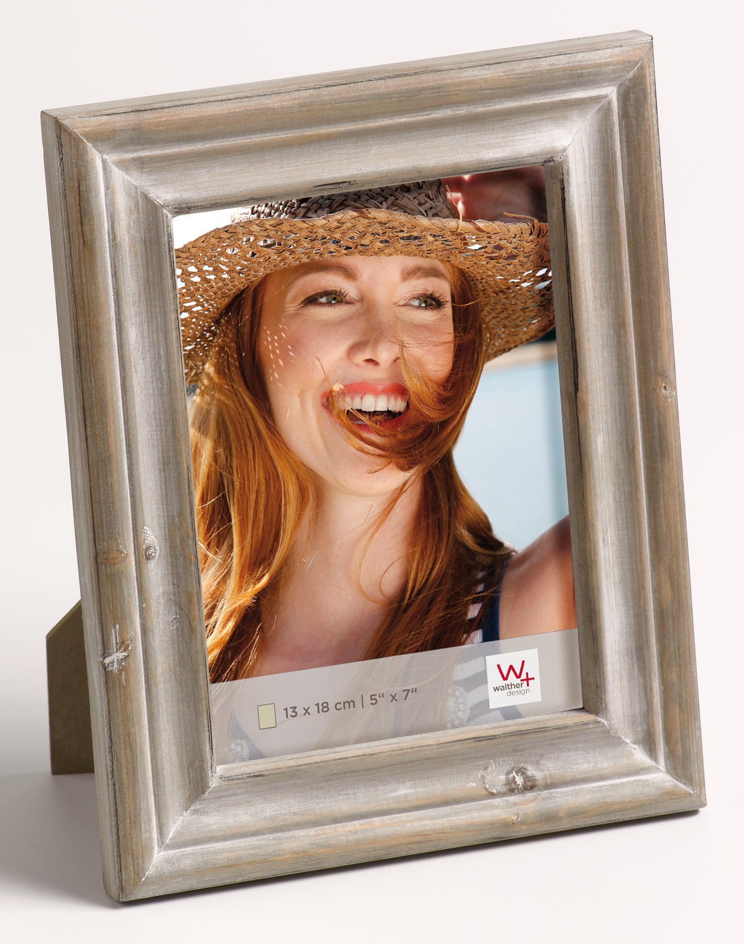 Dijon portrait frame, 13x18 cm, brown