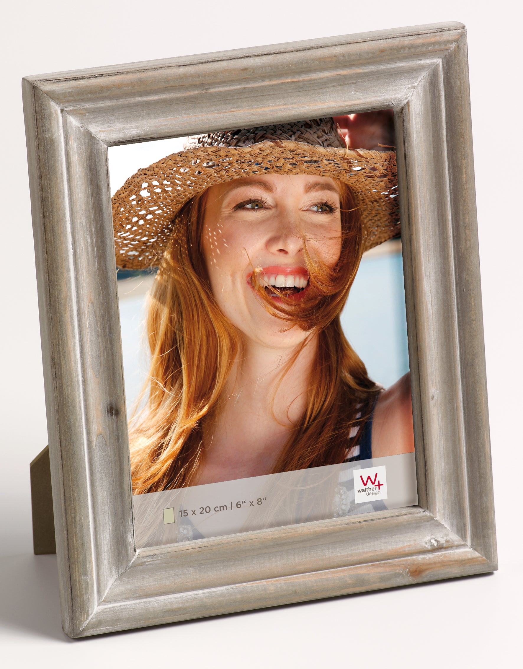 Dijon portrait frame, 15x20 cm, brown