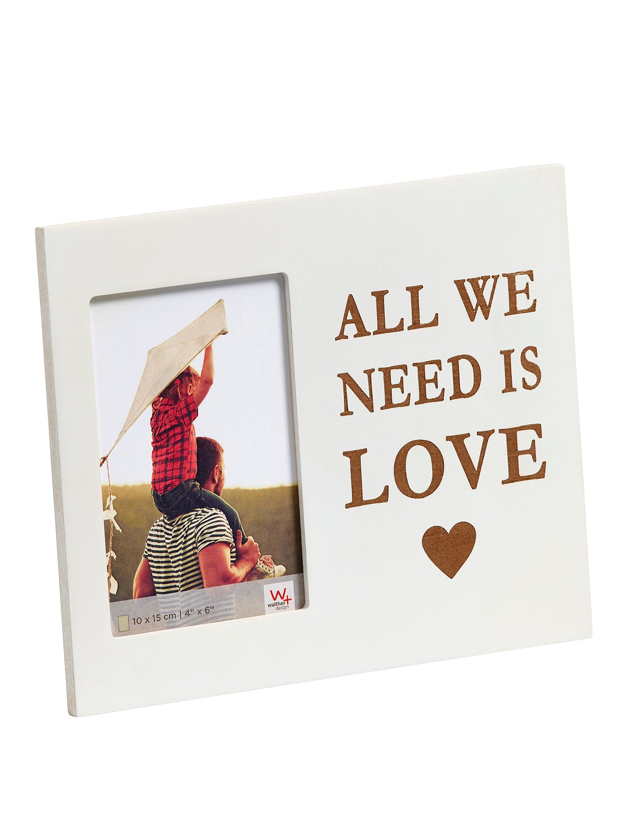 Dreams portrait frame, 10x15 cm, white, with lettering