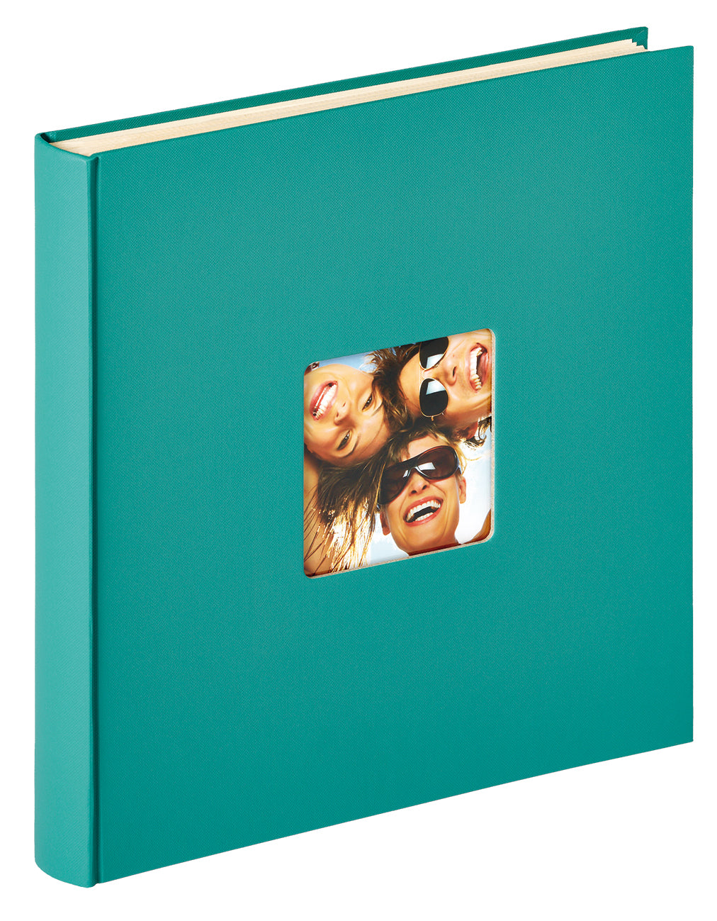 Zelfklevend album "Fun" 33x34 cm petrol groen