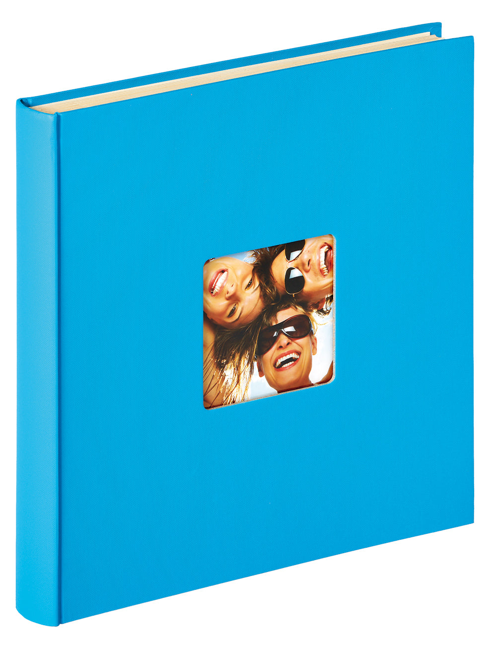 Zelfklevend album "Fun" 33x34 cm oceaan blauw