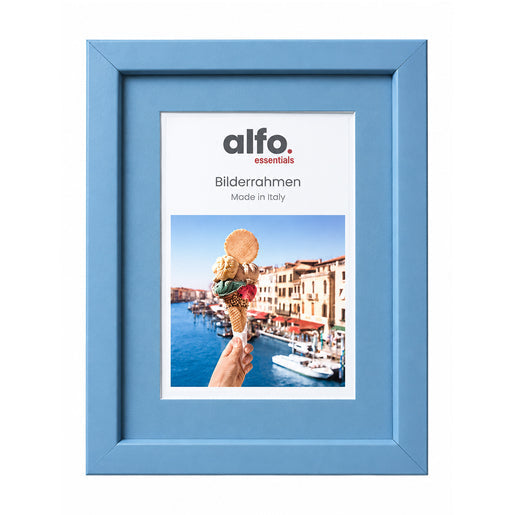 alfo. Capri houten fotolijst – Lichtblauw