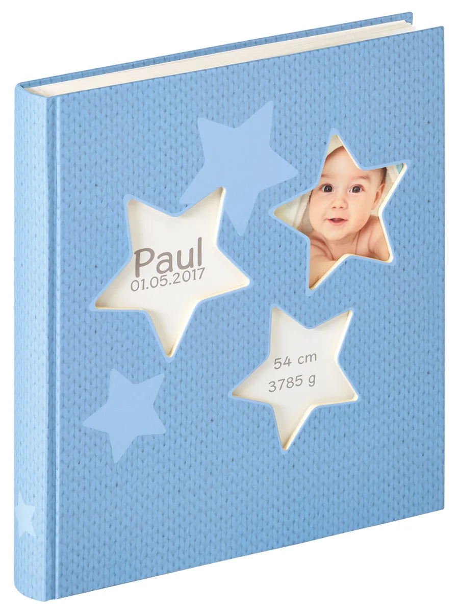 Babyalbum Estrella blauw 28x30,5 cm