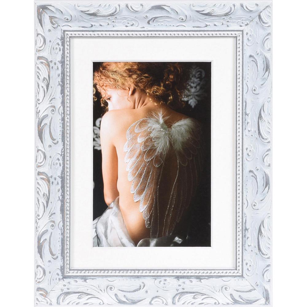Fotolijst - Henzo - Chic Baroque - Fotomaat 13x18 cm - Wit