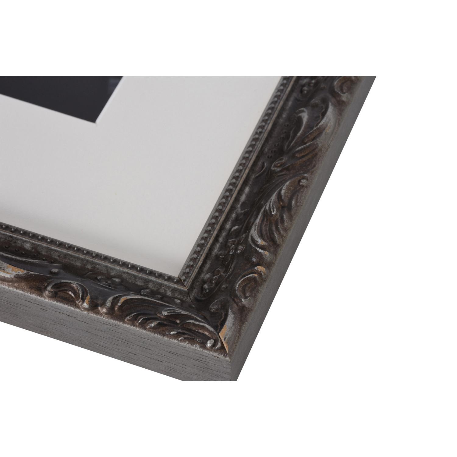 Fotolijst - Henzo - Chic Baroque - Fotomaat 15x20 cm - Donkergrijs