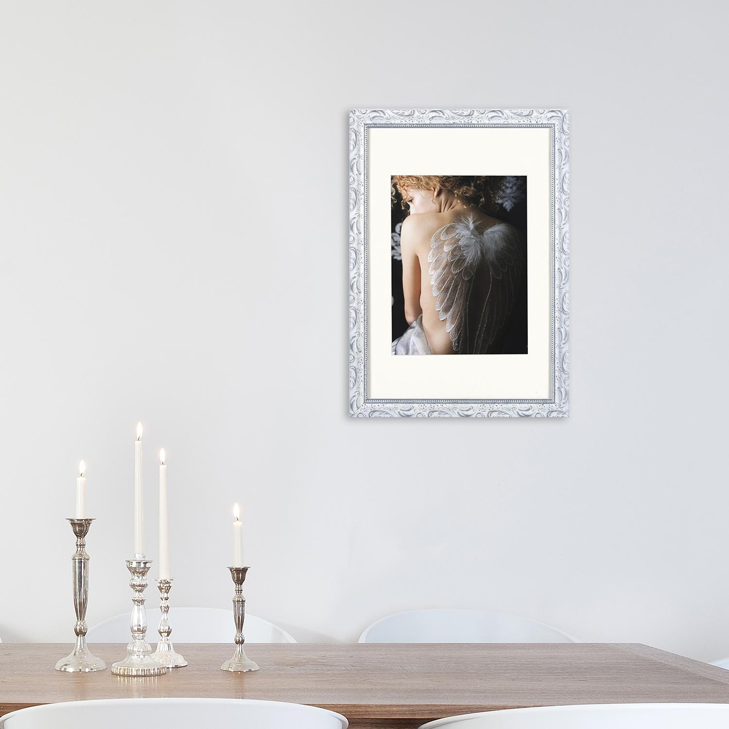Fotolijst - Henzo - Chic Baroque - Fotomaat 20x30 cm - Wit